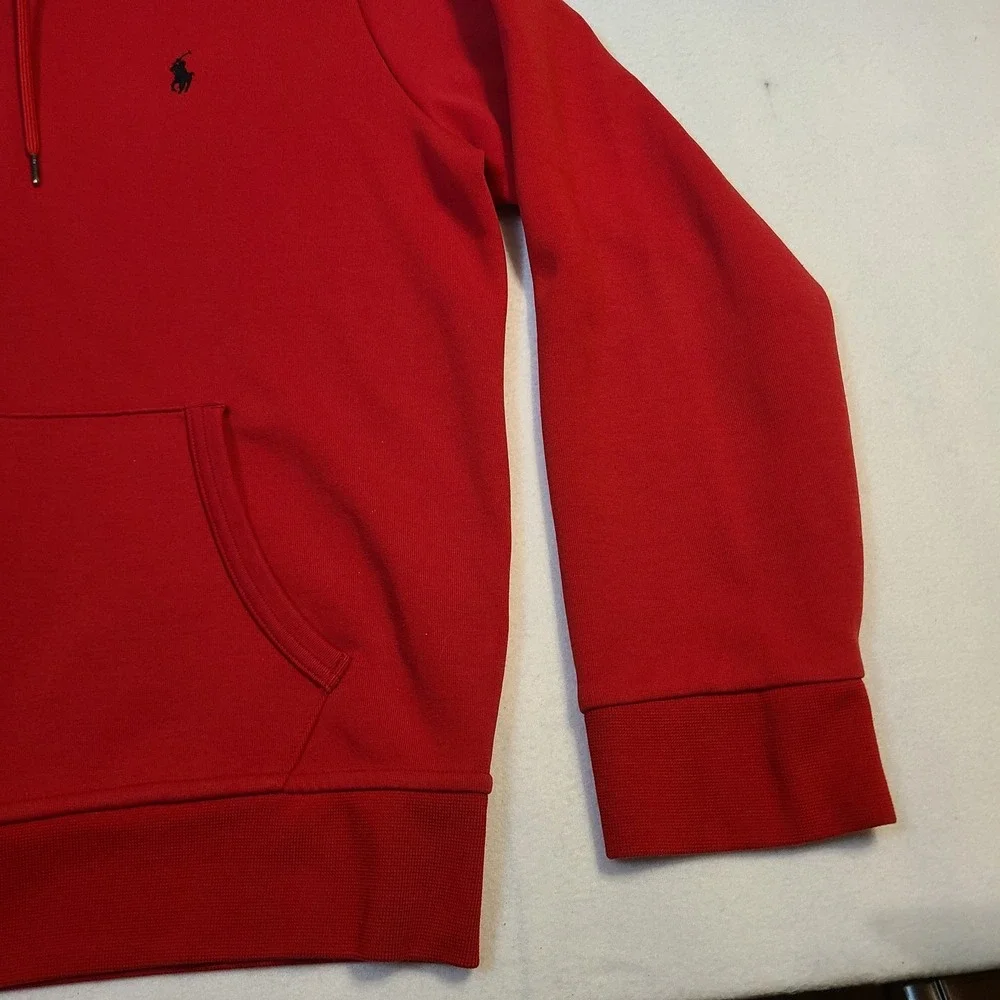 Polo Ralph Lauren Full Zip Big & Tall Hooded Hoodie Sweatshirt with Pony - Red